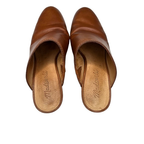 MADEWELL Harper Mules in English Saddle Size 5 - Picture 4 of 6